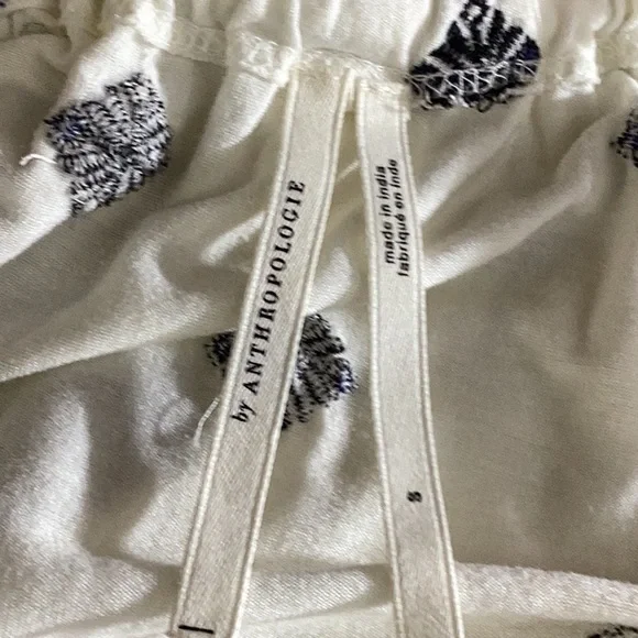 ANTHROPOLOGIE Kiana Embroidered Halter Tank Top Size S - Picture 11 of 12